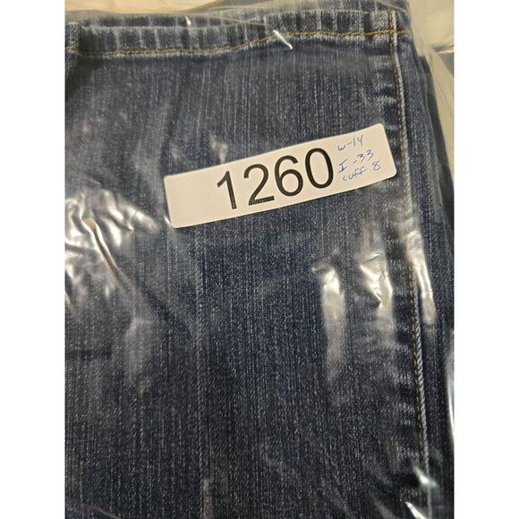Lucky Brand Bootcut Jeans Sz 4 Med. Wash Denim Flap Button Pockets Vintage Style - Picture 10 of 10